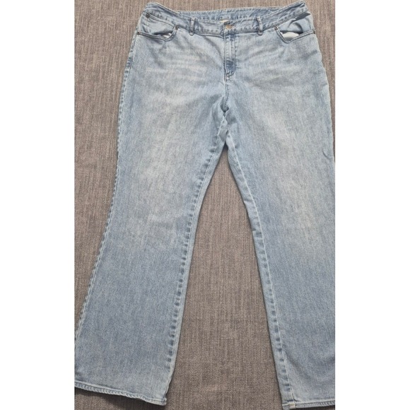 J. Jill Denim - J Jill Stretch women's light wash denim blue jeans sz. 16 Cotton Blend classic